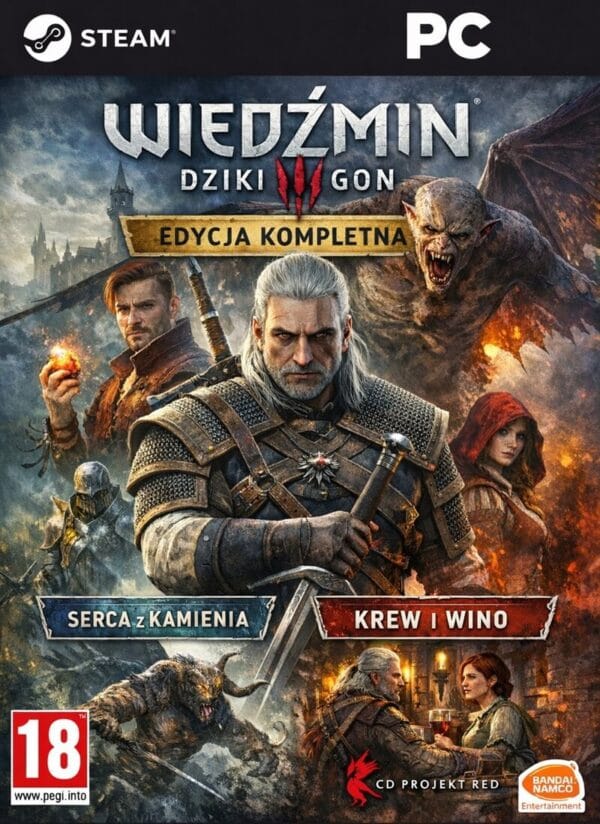 wiedźmin 3 dziki gon konto współdzielone pc tanie-granie