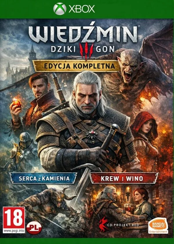 wiedźmin 3 dziki gon xbox konto tanie-granie